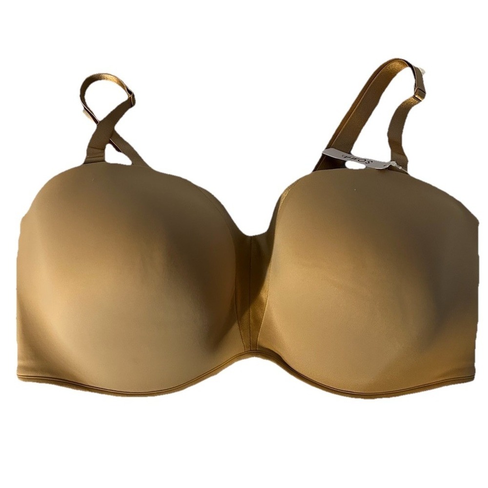 NWT Soma Stunning Starlet Multi-Way Strapless Bra 40DDD Amber Tan Extra Support